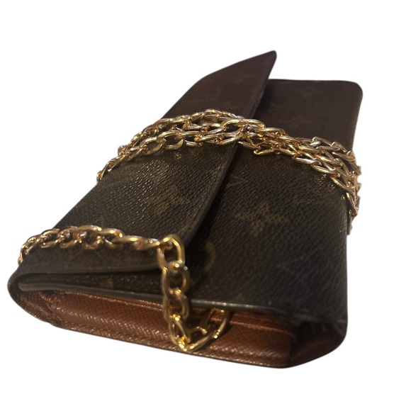 Louis Vuitton Monogram wallet with unbranded Gold Chain - Picture 3 of 14